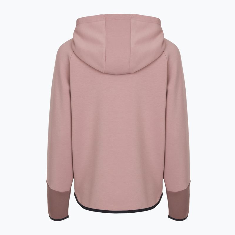 Дамски суитшърт Under Armour Unstoppable Fleece HZ tourmaline pink/maroon mist/black 5