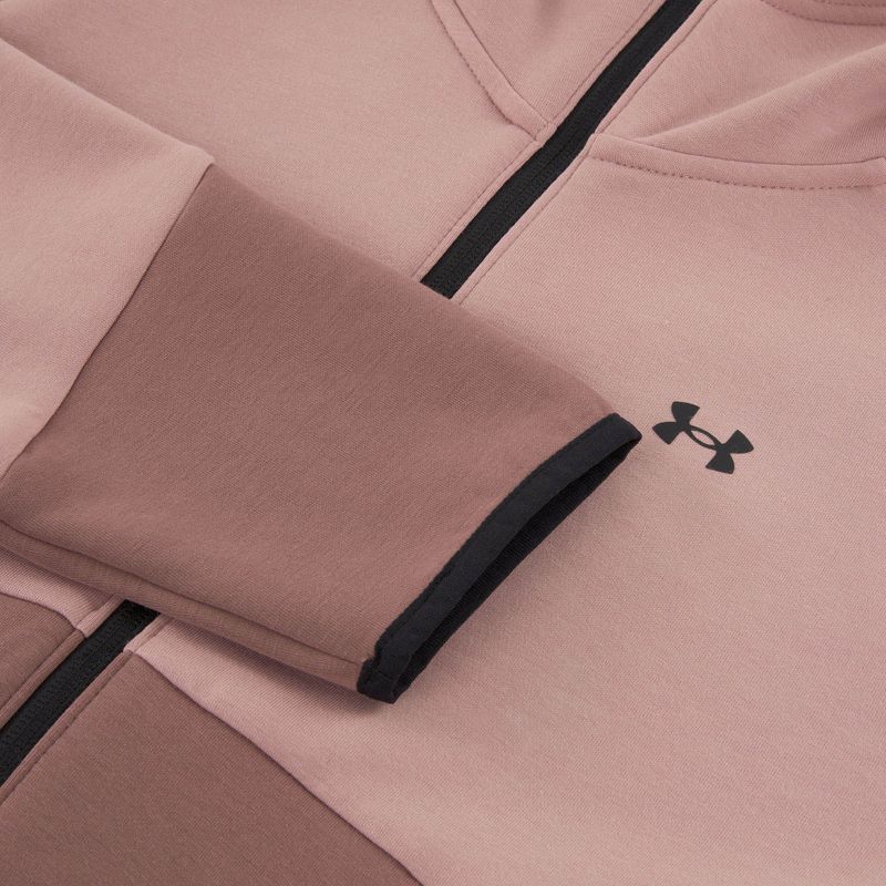 Дамски суитшърт Under Armour Unstoppable Fleece HZ tourmaline pink/maroon mist/black 7