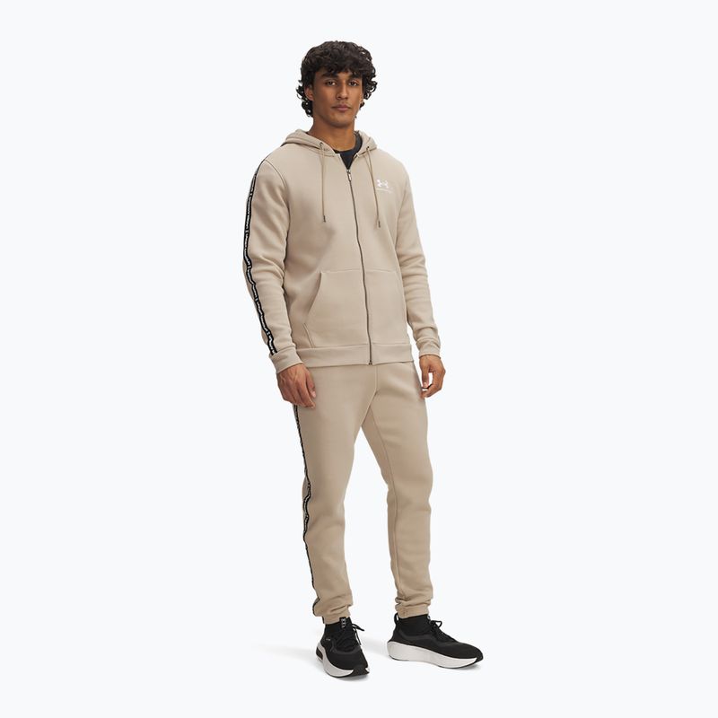 Мъжки панталони Under Armour Icon Fleece Jgr city khaki/white 2