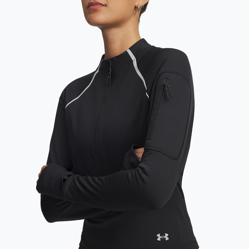 Дамски суитшърт за бягане Under Armour Pro Half Zip black/reflective 3