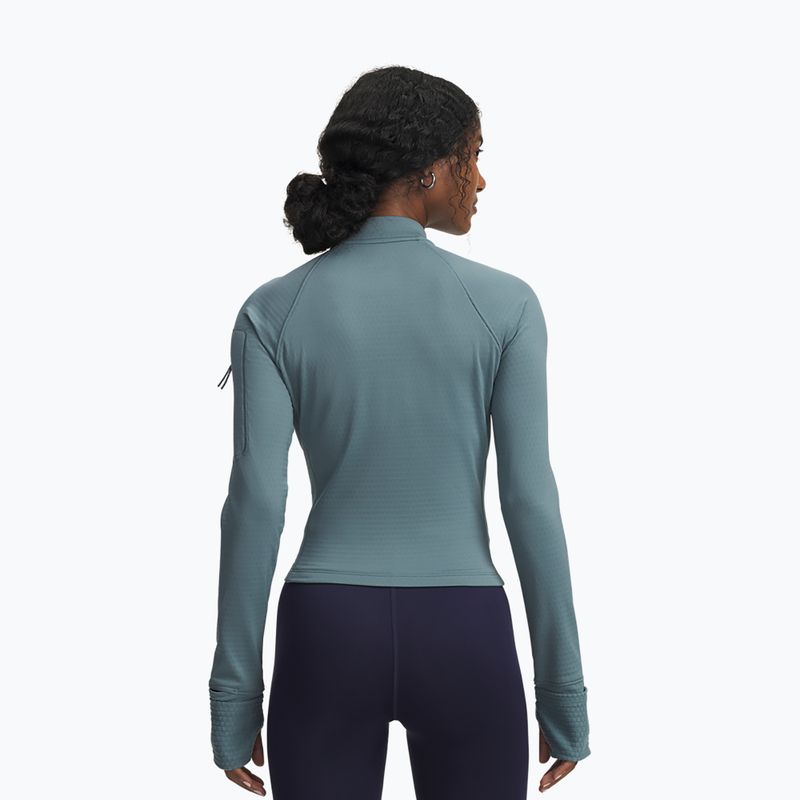 Дамски суитшърт за бягане Under Armour Pro Half Zip jasper blue/reflective 2