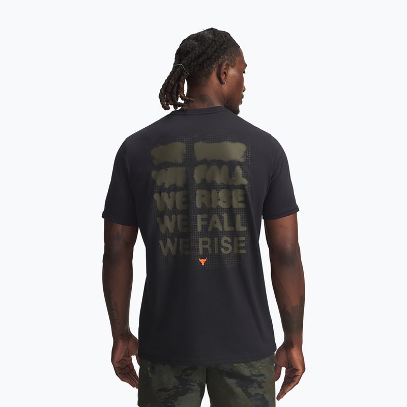 Мъжка тениска за тренировка Under Armour Project Rock Q4 1 black/orange 3