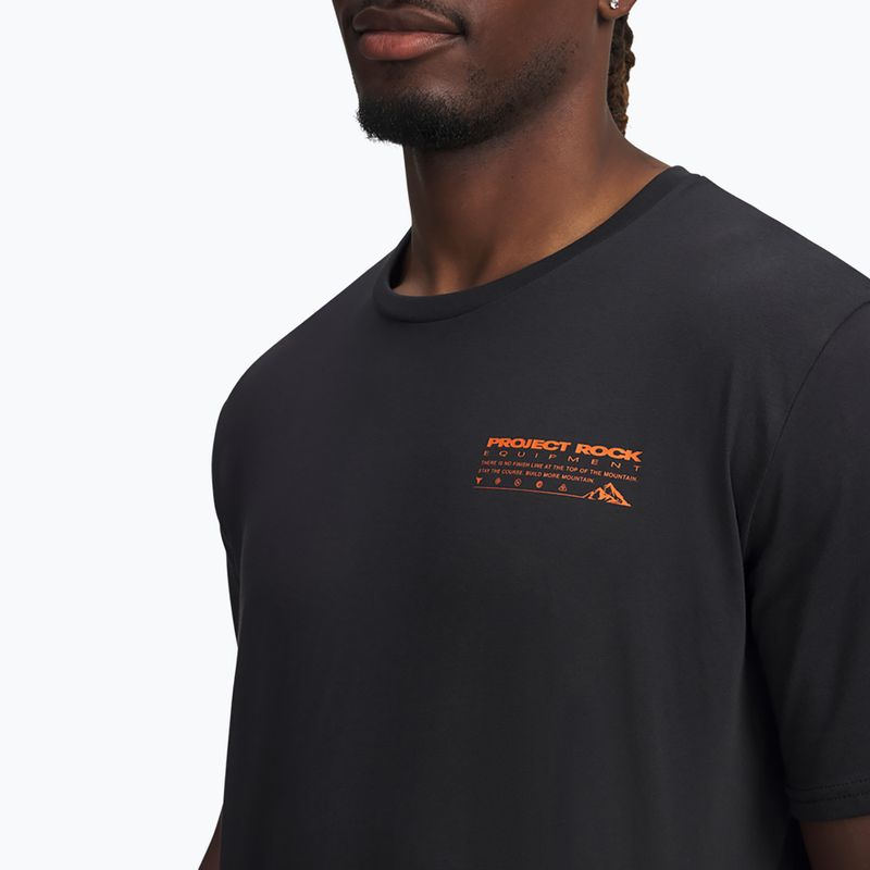 Мъжка тениска за тренировка Under Armour Project Rock Q4 1 black/orange 4