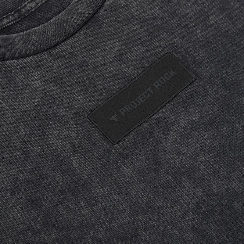 Мъжка тренировъчна тениска Under Armour Project Rock Heavyweight Oversized black 3