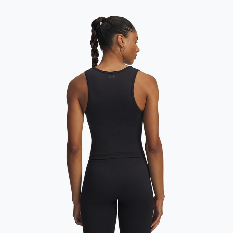 Дамска тениска за тренировка Under Armour Project Rock Seamless black/anthracite 2
