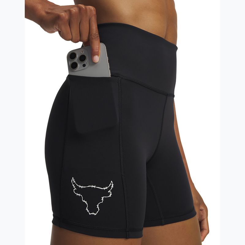 Дамски шорти за тренировка Under Armour Project Rock Middie black/anthracite 4