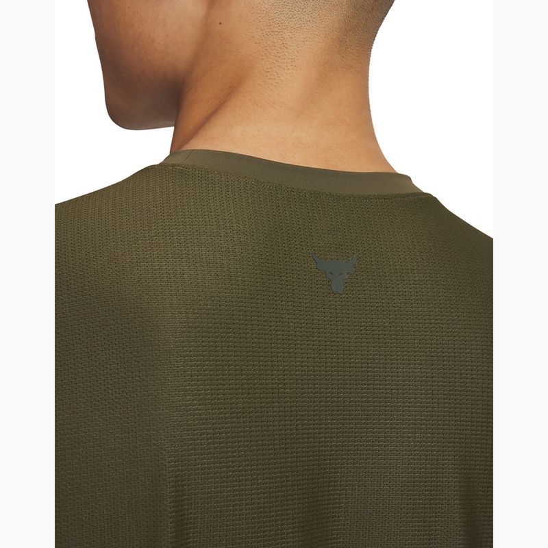 Мъжка тениска за тренировка Under Armour Project Rock Iso Chill expedition green/baroque green 3