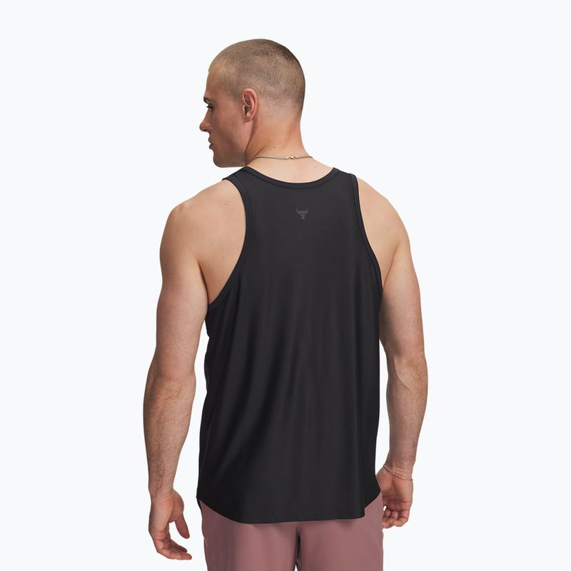 Мъжка тениска за тренировка Under Armour Project Rock Iso Chill Tank black/anthracite 2