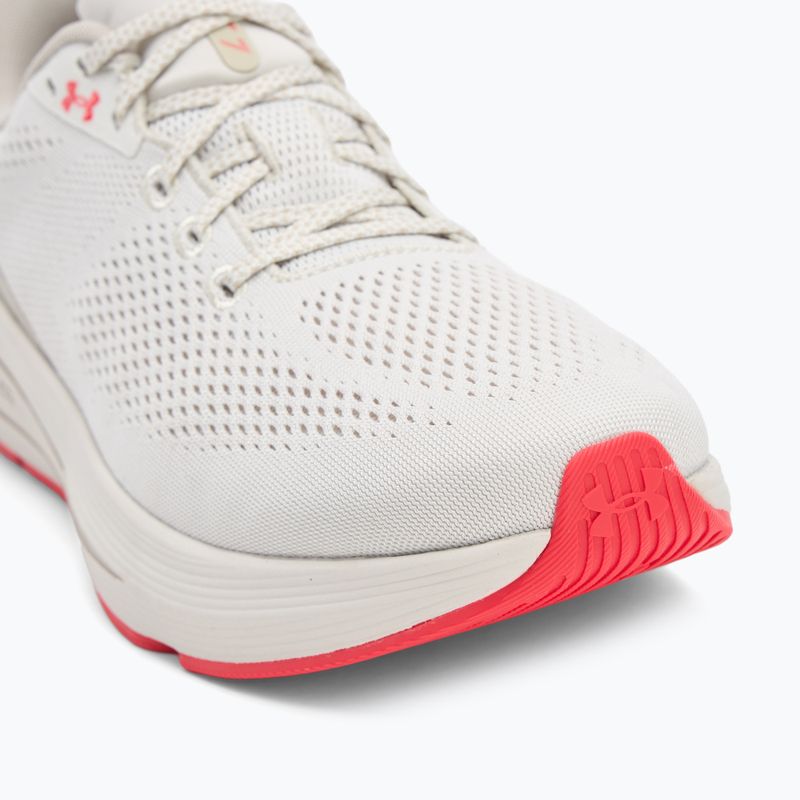Мъжки обувки за бягане Under Armour Sonic 7 summit white/khaki base/racer red 7