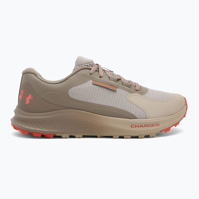 Мъжки маратонки за бягане Under Armour Charged Bandit Trail 3 timberwolf taupe/taupe dusk/surplus orange 2
