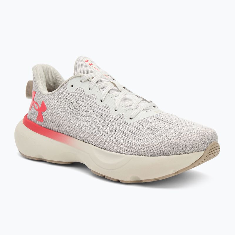 Мъжки маратонки за бягане Under Armour Infinite summit бяло/кафяво основа/червено състезателно