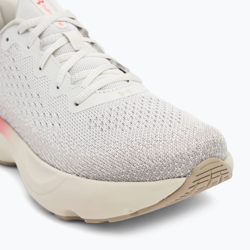 Мъжки маратонки за бягане Under Armour Infinite summit бяло/кафяво основа/червено състезателно 7