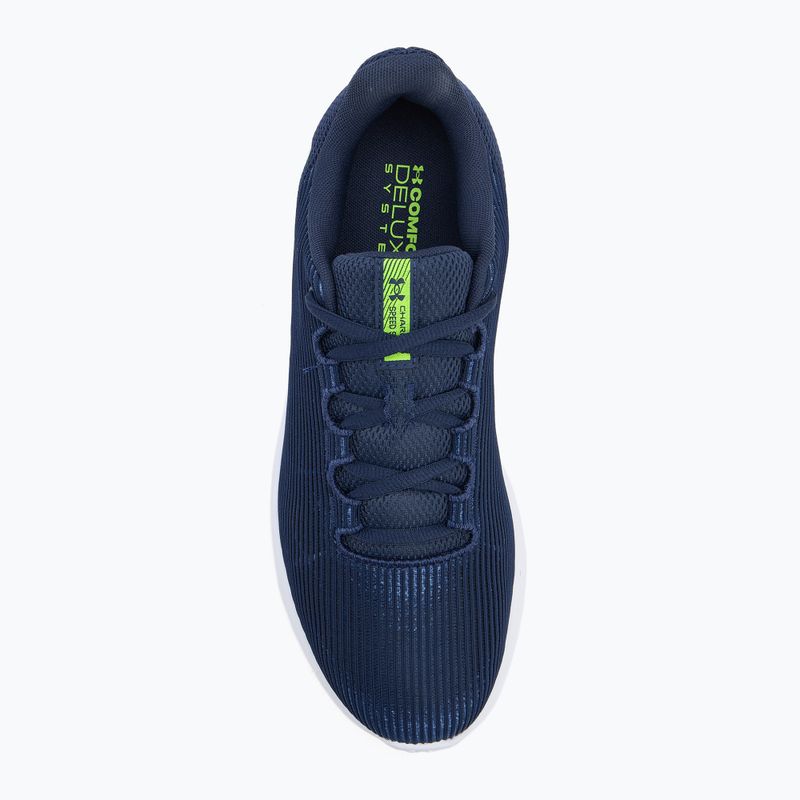 Мъжки маратонки за бягане Under Armour Charged Speed Swift washed navy/black/high vis yellow 5