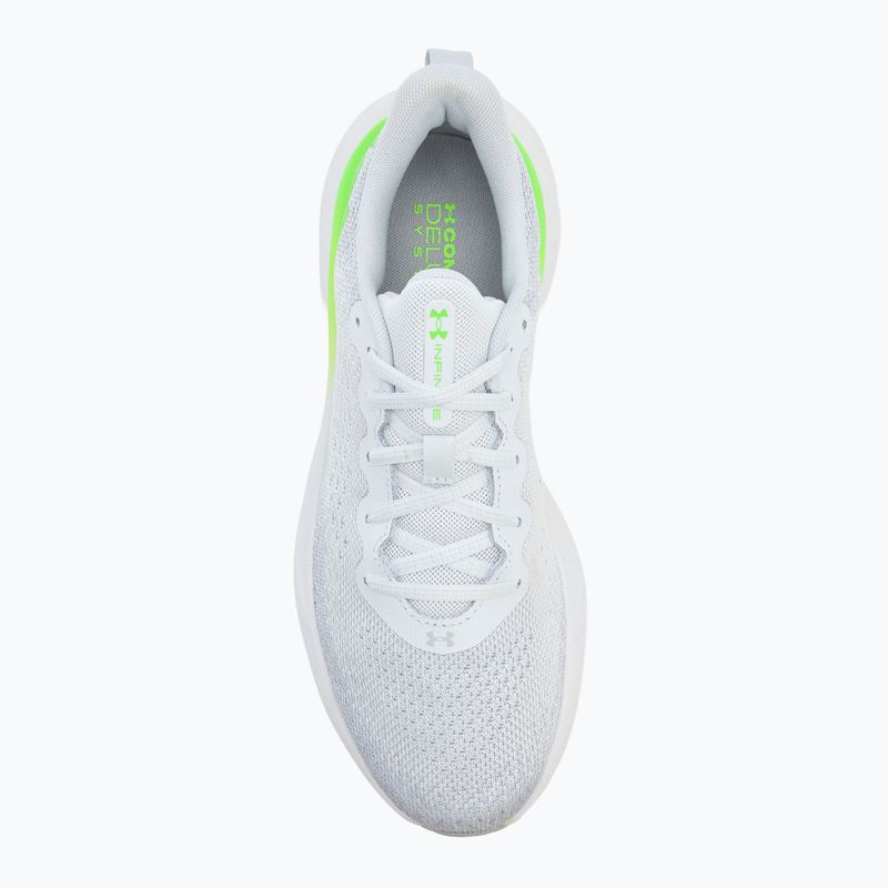Мъжки обувки за бягане Under Armour Infinite Distant gray/halo gray/hyper green 5