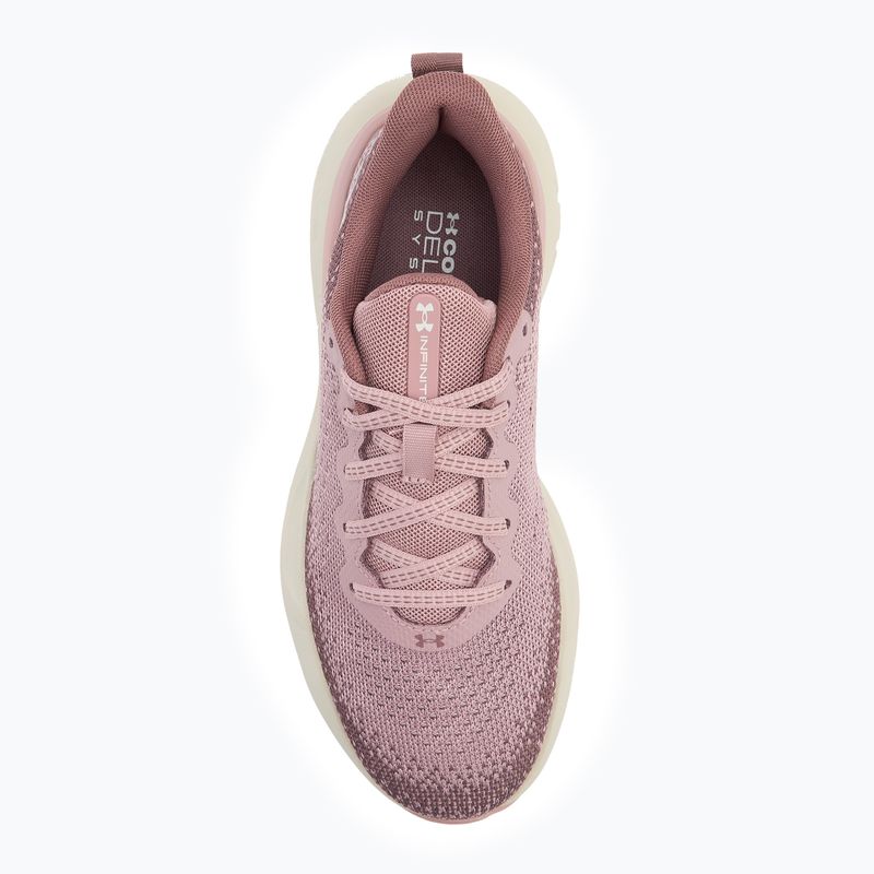 Дамски обувки за бягане Under Armour Infinite tourmaline pink/maroon mist/summit white 4