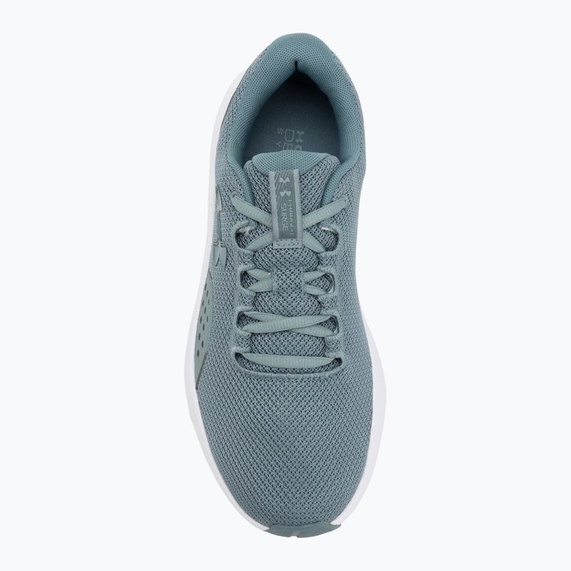 Мъжки маратонки за бягане Under Armour Charged Surge 4 serpentine/jasper blue/jasper blue 5