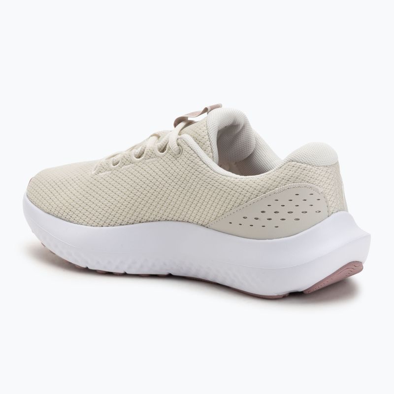 Дамски обувки за бягане Under Armour Charged Surge 4 summitwhite/touralinepink/metalltourmalinepink 3