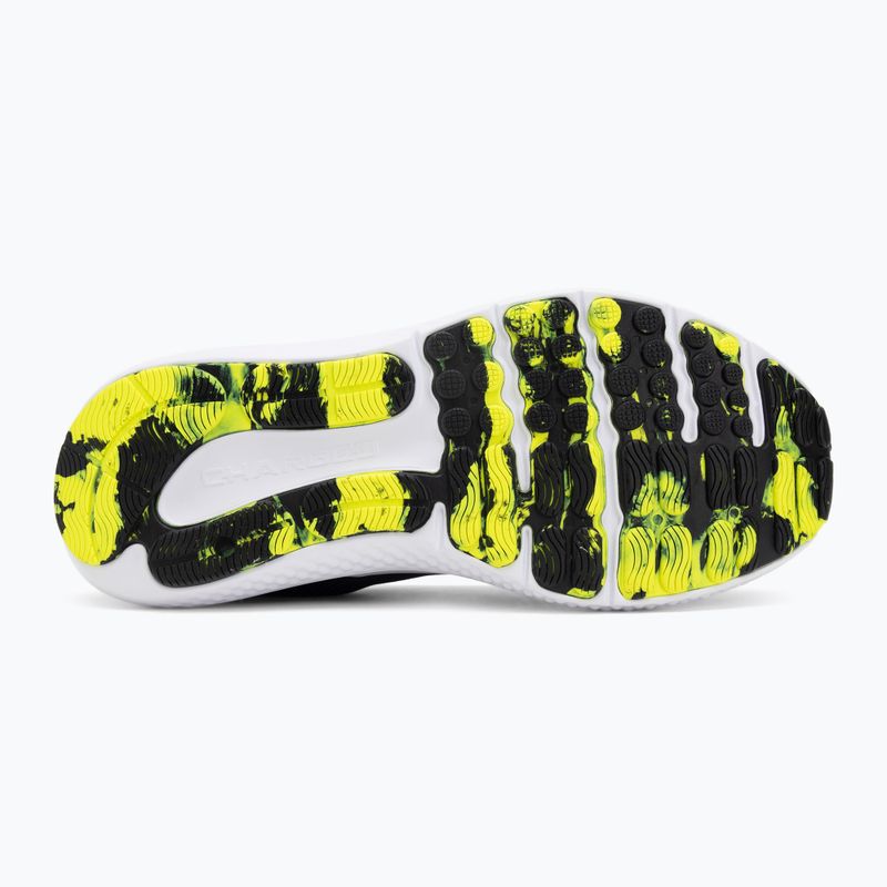 Мъжки обувки за бягане Under Armour Charged Surge 4 washed navy/black/high vis yellow 4