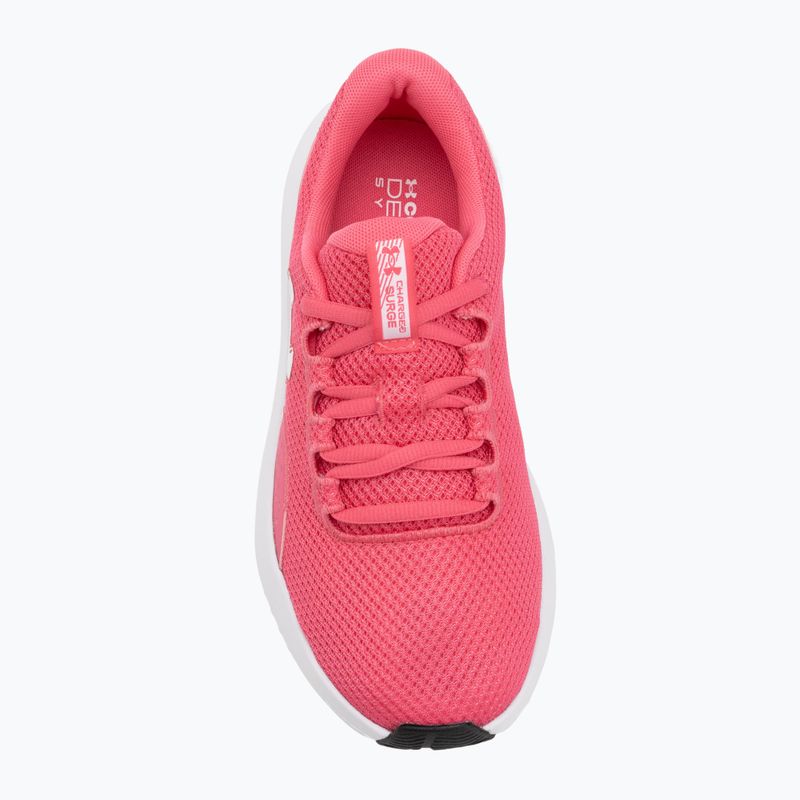 Дамски обувки за бягане Under Armour Charged Surge 4 super pink/super pink/white 5