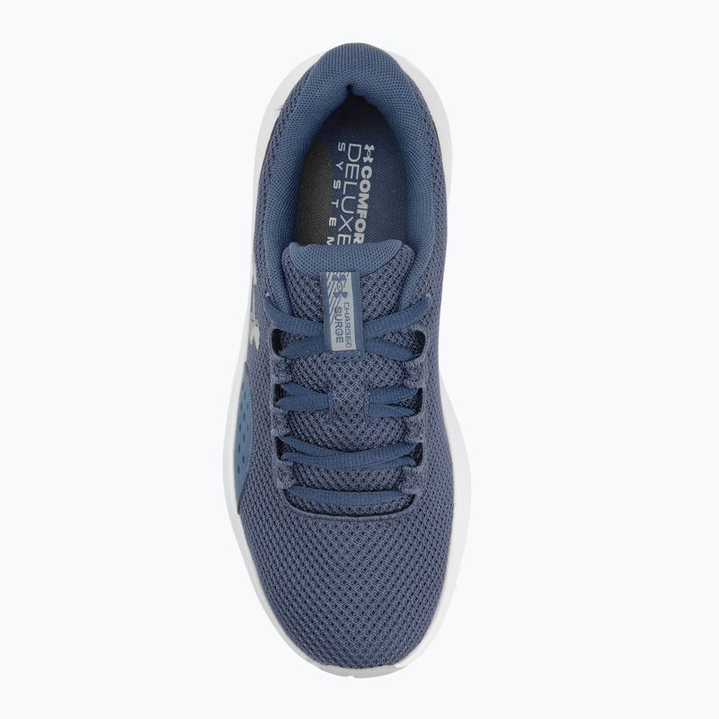 Дамски маратонки за бягане Under Armour Charged Surge 4 washed navy/blue calm/metallic blue calm 5