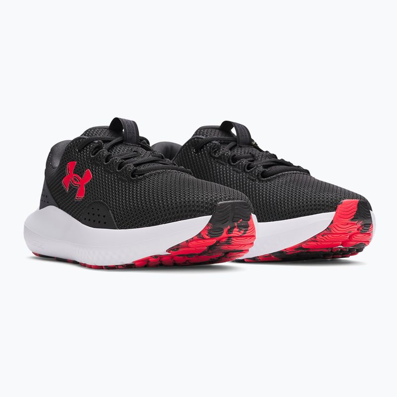 Мъжки маратонки за бягане Under Armour Charged Surge 4 black/anthracite/racer red 2