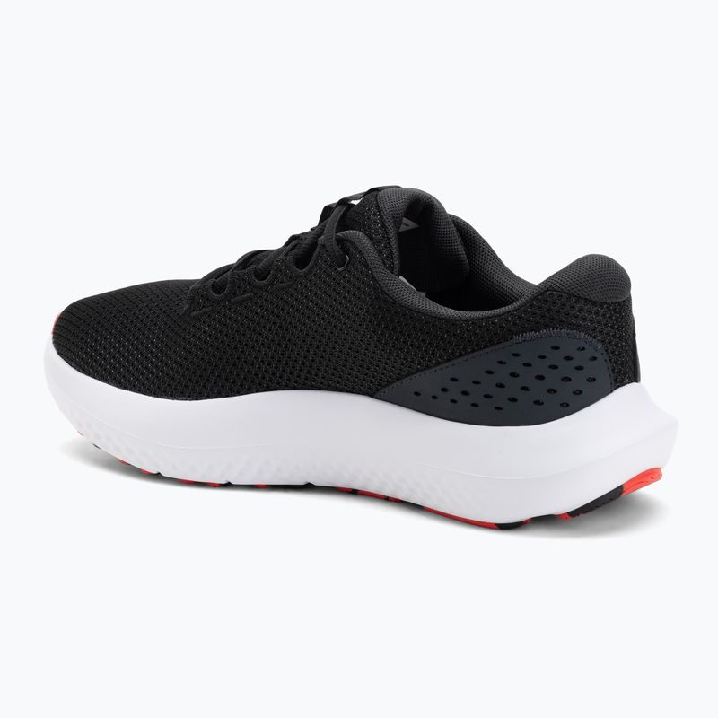 Мъжки обувки за бягане Under Armour Charged Surge 4 black/anthracite/racer red 3