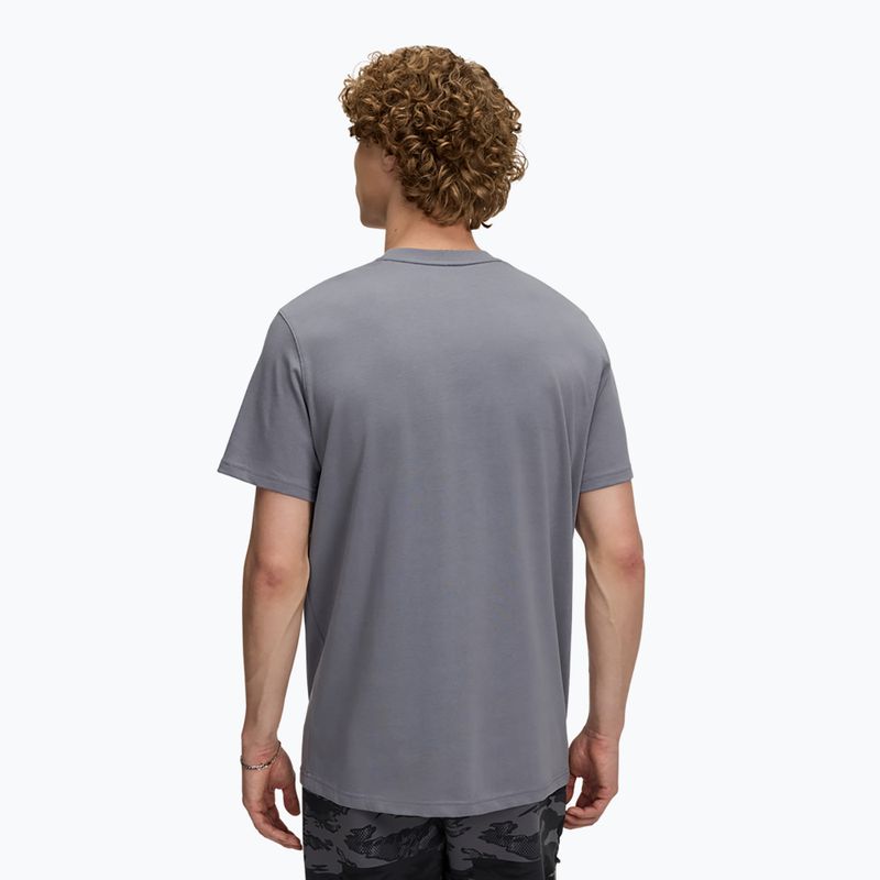 Мъжка тениска за тренировка Under Armour Logo Emb Heavyweight titan gray/black 2