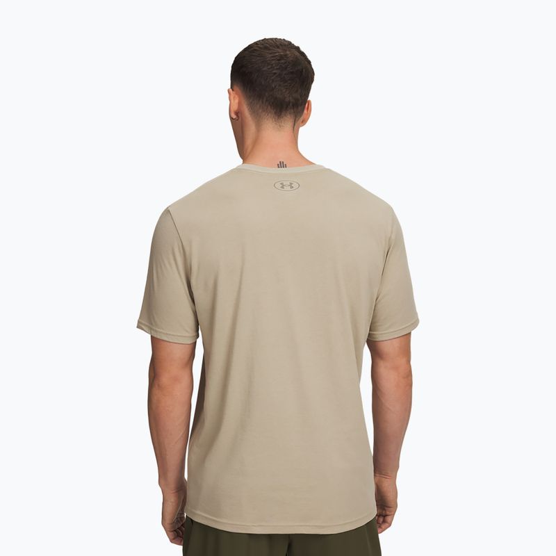 Мъжка тениска Under Armour Sportstyle Left Chest city khaki/taupe dusk 2