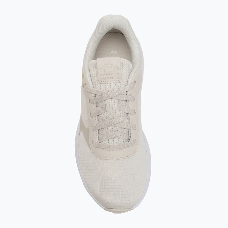 Дамски обувки за тренировка Under Armour Aurora 3 summit white/white/khaki base 5