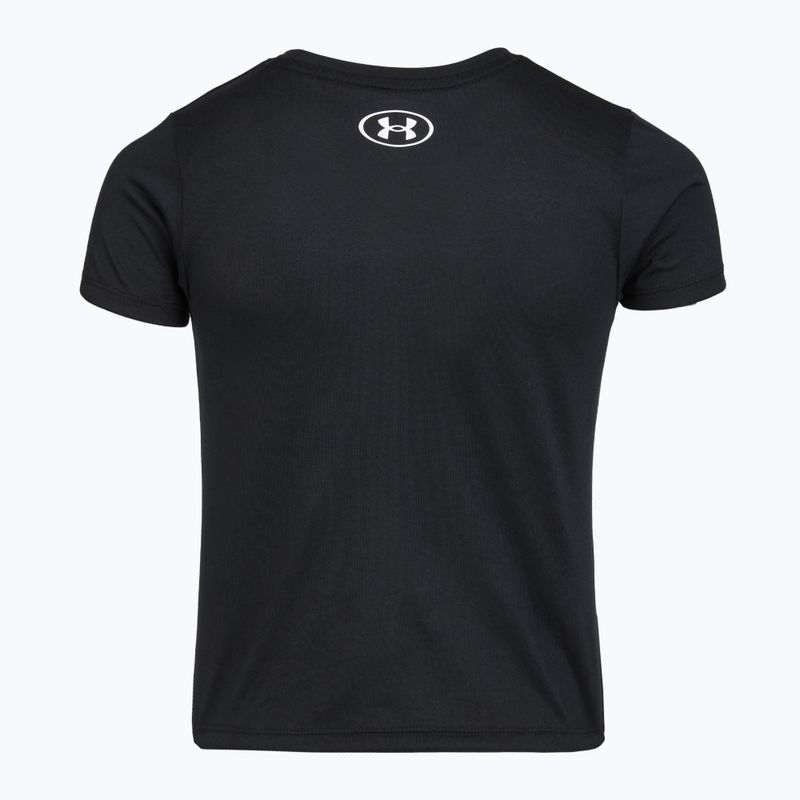 Детска тренировъчна тениска  Under Armour Tech SSC SS black/white 2