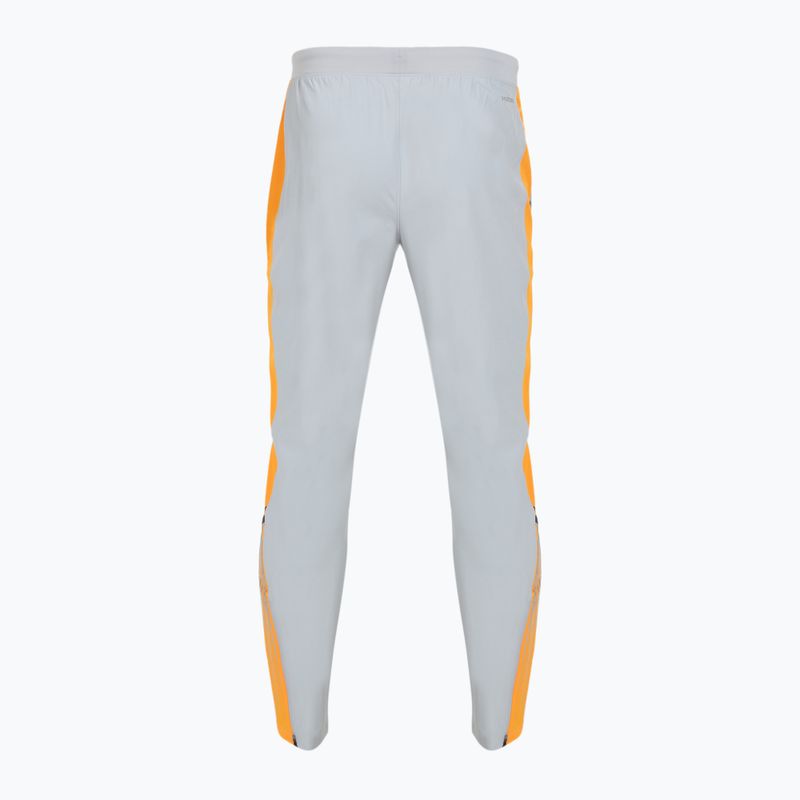 Мъжки панталони за бягане Under Armour Velociti Storm mod grey/squad orange/reflective 2