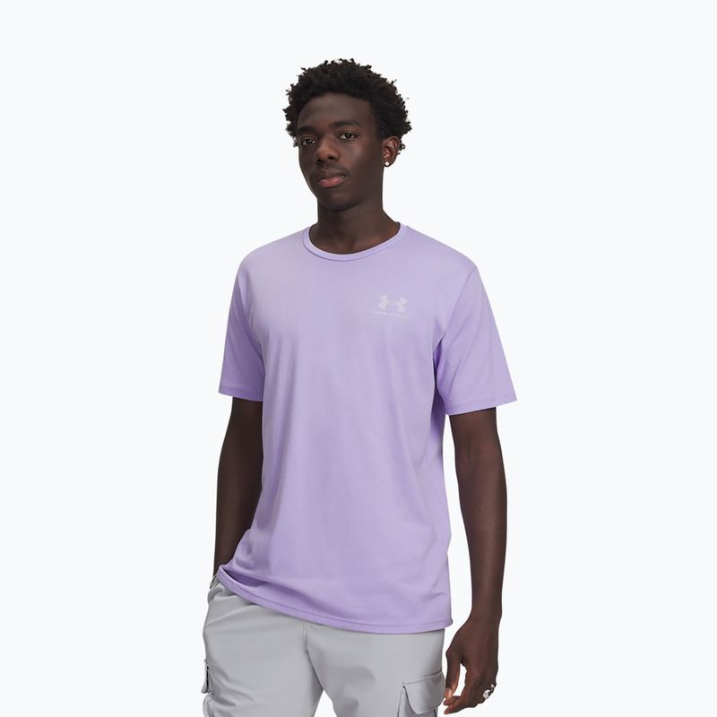 Мъжка тениска Under Armour Sportstyle Left Chest transparent/distant grey