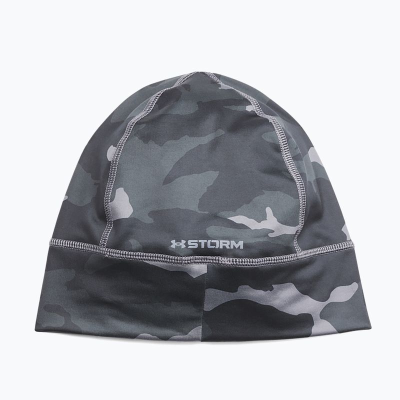 Мъжка шапка за бягане Under Armour Storm Men'S Storm Launch Beanie castlerock/black 2