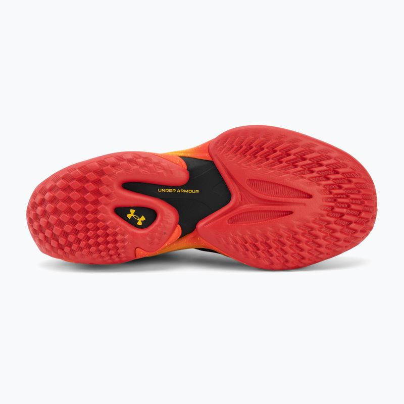 Баскетболни обувки Under Armour Curry 13 black/red/campus gold 4