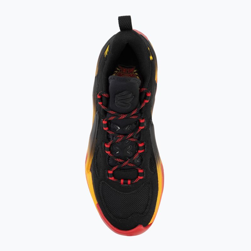 Баскетболни обувки Under Armour Curry 13 black/red/campus gold 5
