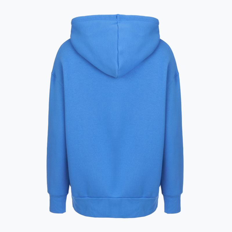 Дамски суитшърт Under Armour Icon Fleece Hoodie blue atlantis/white 5