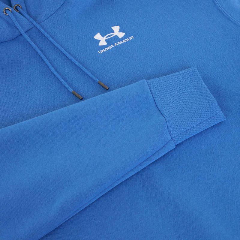 Дамски суитшърт Under Armour Icon Fleece Hoodie blue atlantis/white 6