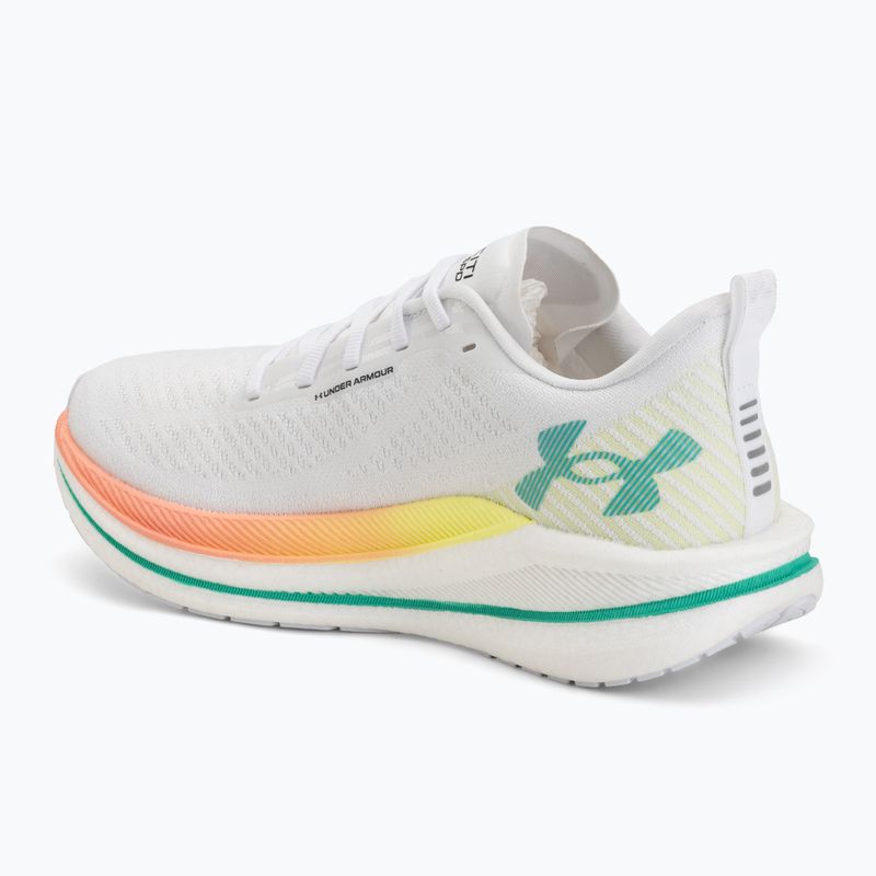 Дамски обувки за бягане Under Armour Velociti SPD white/orange bloc/metallic silver 3