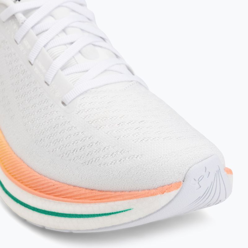 Дамски обувки за бягане Under Armour Velociti SPD white/orange bloc/metallic silver 7
