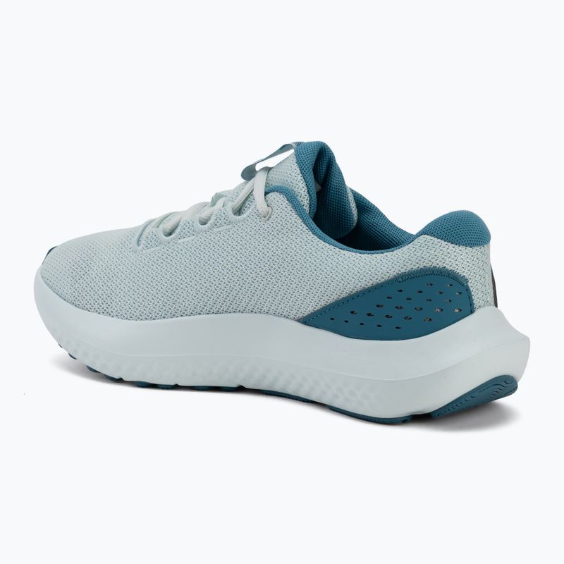 Дамски обувки за бягане Under Armour Charged Surge 4 illusion green/black/illusion green 3