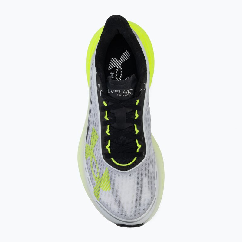 Дамски обувки за бягане Under Armour Velociti Distance white/valiant green/black 5