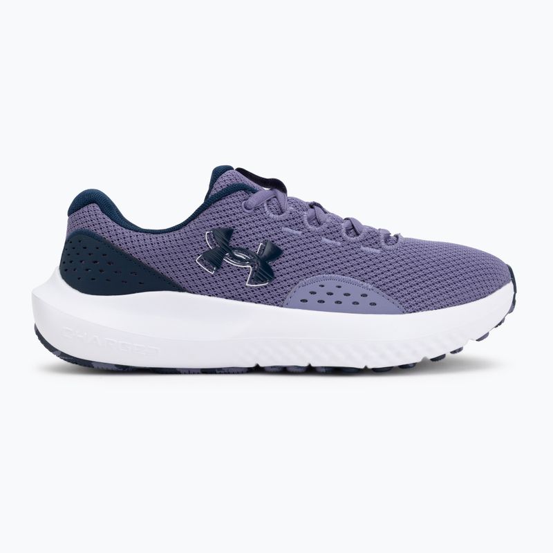 Дамски обувки за бягане Under Armour Charged Surge 4 purple luxe/refresh mint 2
