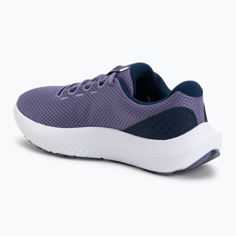 Дамски обувки за бягане Under Armour Charged Surge 4 purple luxe/refresh mint 3