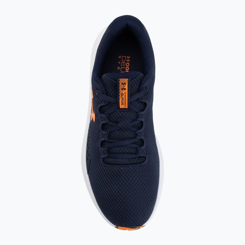 Мъжки обувки за бягане Under Armour Charged Surge 4 midnight navy/midnight navy/white 5