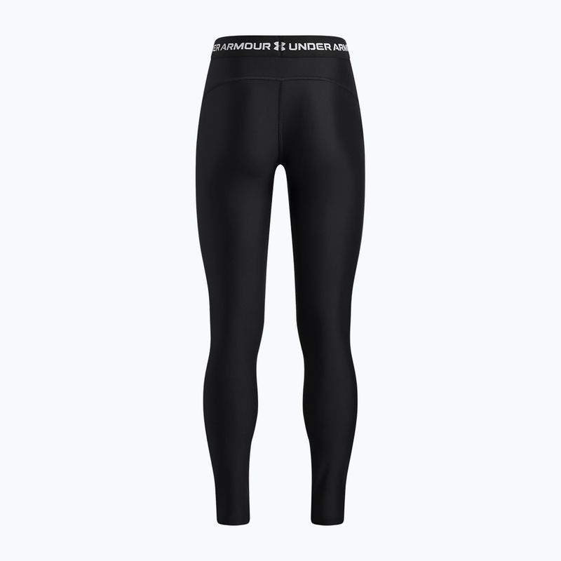 Детски клин Under Armour HeatGear Graphic Leggings black/white 2
