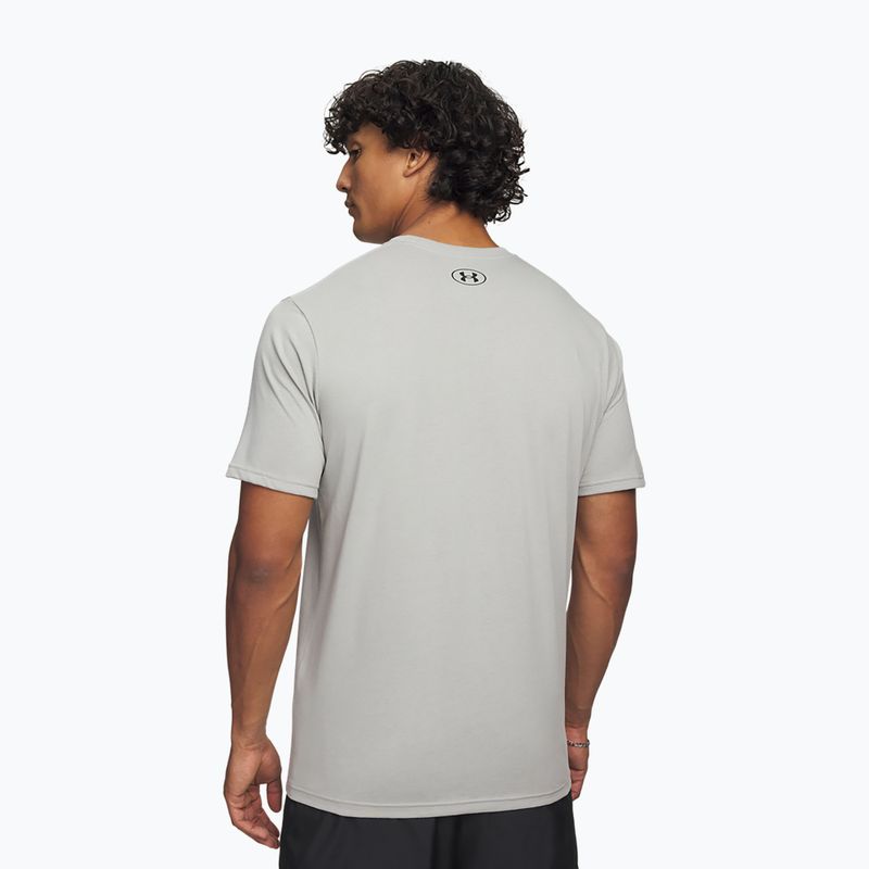 Мъжка тениска за тренировка Under Armour ABC Camo Boxed Logo titanium/black 2