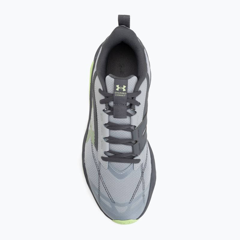 Мъжки обувки за тренировка Under Armour Charged Commit TR 5 mod grey/castlerock/lumos lime 5