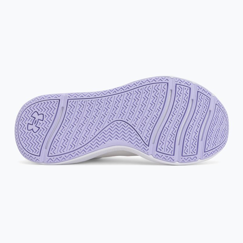 Дамски обувки за тренировка Under Armour Aurora 3 white/white/purple crest 4