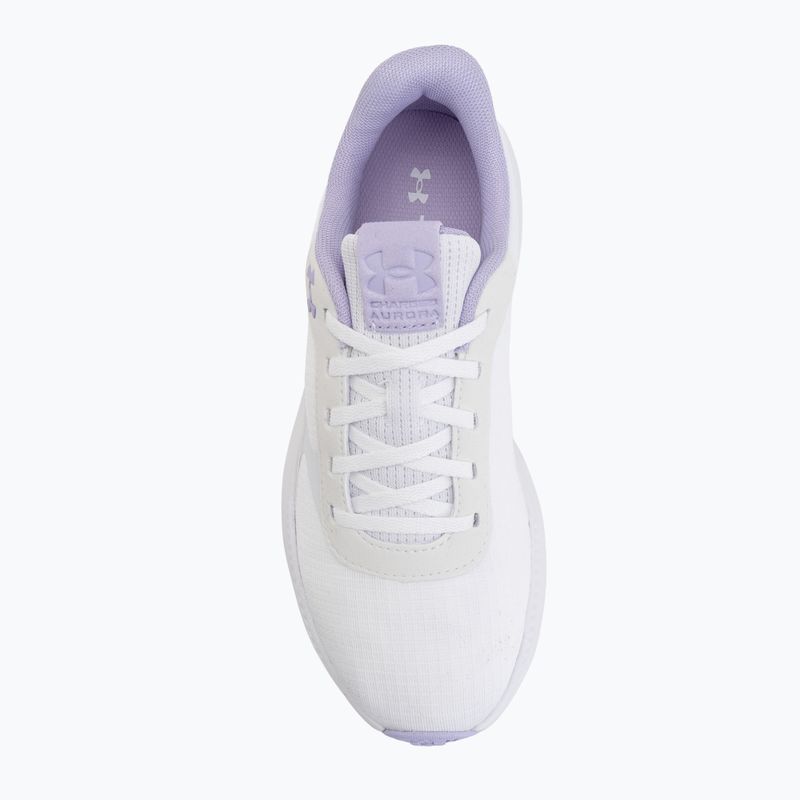 Дамски обувки за тренировка Under Armour Aurora 3 white/white/purple crest 5