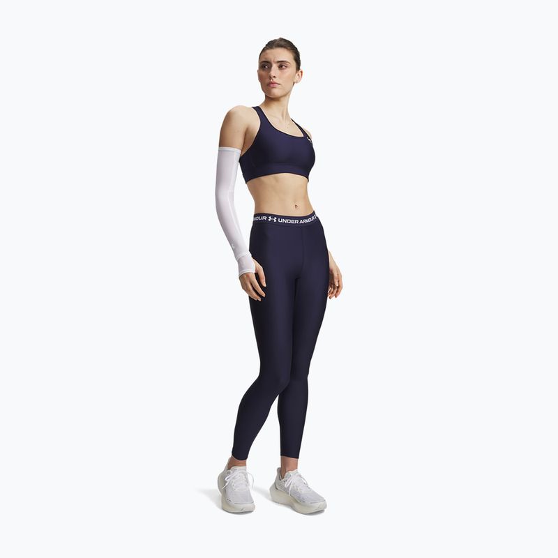 Дамски тренировъчен клин Under Armour HeatGear Leggings midnight navy/white 2